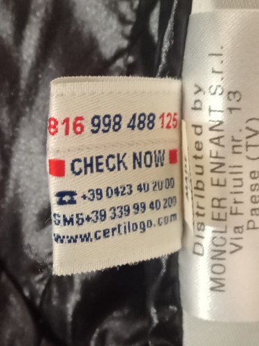 Moncler kids girls down jacket.Size 12 years / 152 cm - Picture 12 of 14