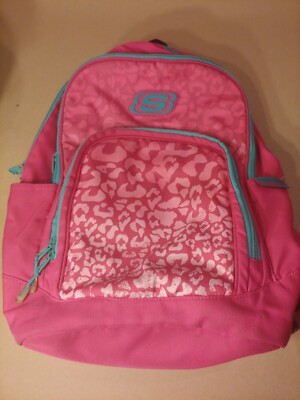 skechers pink leopard