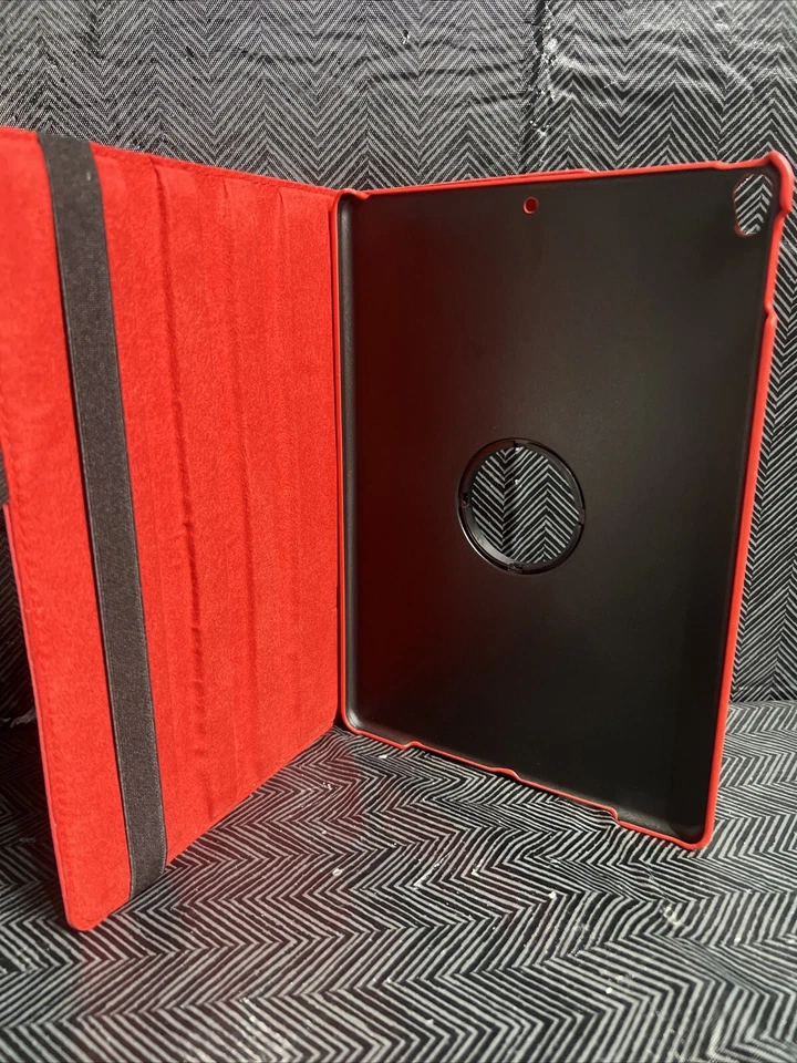 apple ipad generation case 9.7 inch Red Rotating - Image 2 of 3
