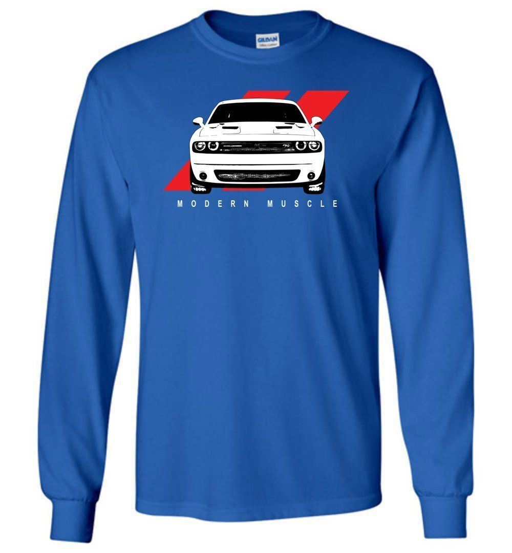 Challenger T-Shirt - Long Sleeve - Modern Muscle Car | eBay