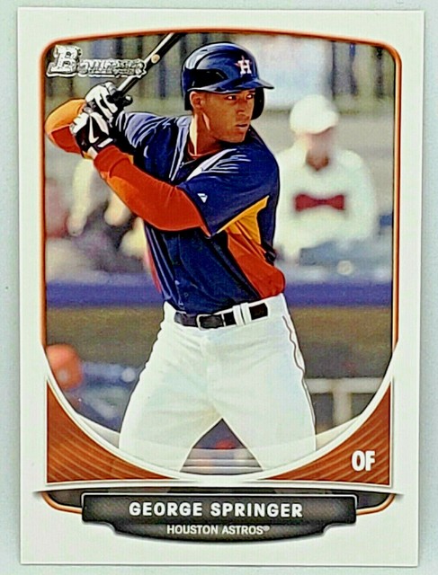 HOT GEORGE SPRINGER ROOKIE CARD 2013 BOWMAN TOP PROSPECTS TP 20 