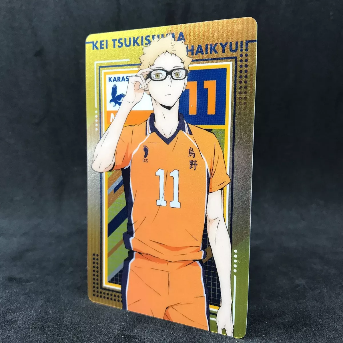 Haikyuu KEI TSUKISHIMA No.18 Japanese Collectable Metallic Card Anime