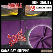 4 Way Stretch Faux Suede Car vw Camper Van Foam Backed carpet Headlining Trimfix