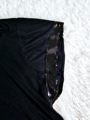 Olsenboye Camicia Donna Cropped Rayon - Nero - TG S - Foto 6 di 6