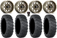 ITP Hurricane 15" Wheels Bronze 33" Versa Cross V3 Tires Can-Am Defender