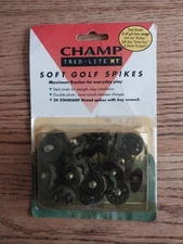 Champ Tred Lite Soft Golf Spikes 24 Standard Thread Replacements For Cleats Shoe