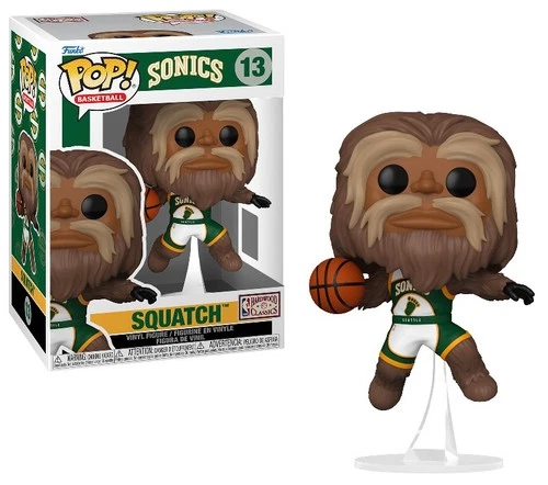 Squatch (Seattle Supersonics) NBA Funko Pop! Mascots