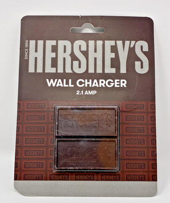 Hershey's  Chocolate bar USB Wall Charger Sealed New 2.1 AMP Orbit New