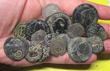 AMAZING LOT 20 DATED PIRATE TREASURE COBS SPANISH MARAVEDIS COLONIAL OLD COINS