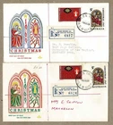 Australia 1969 Royal Christmas  Registered FDC Cover x2 Colours