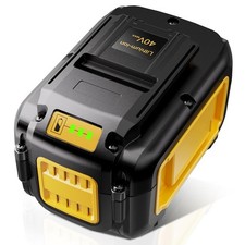Bayhon 1 Pack 5.0Ah Lithiumion Replacement for  Dewalt 40V Battery DCB404 DCB...
