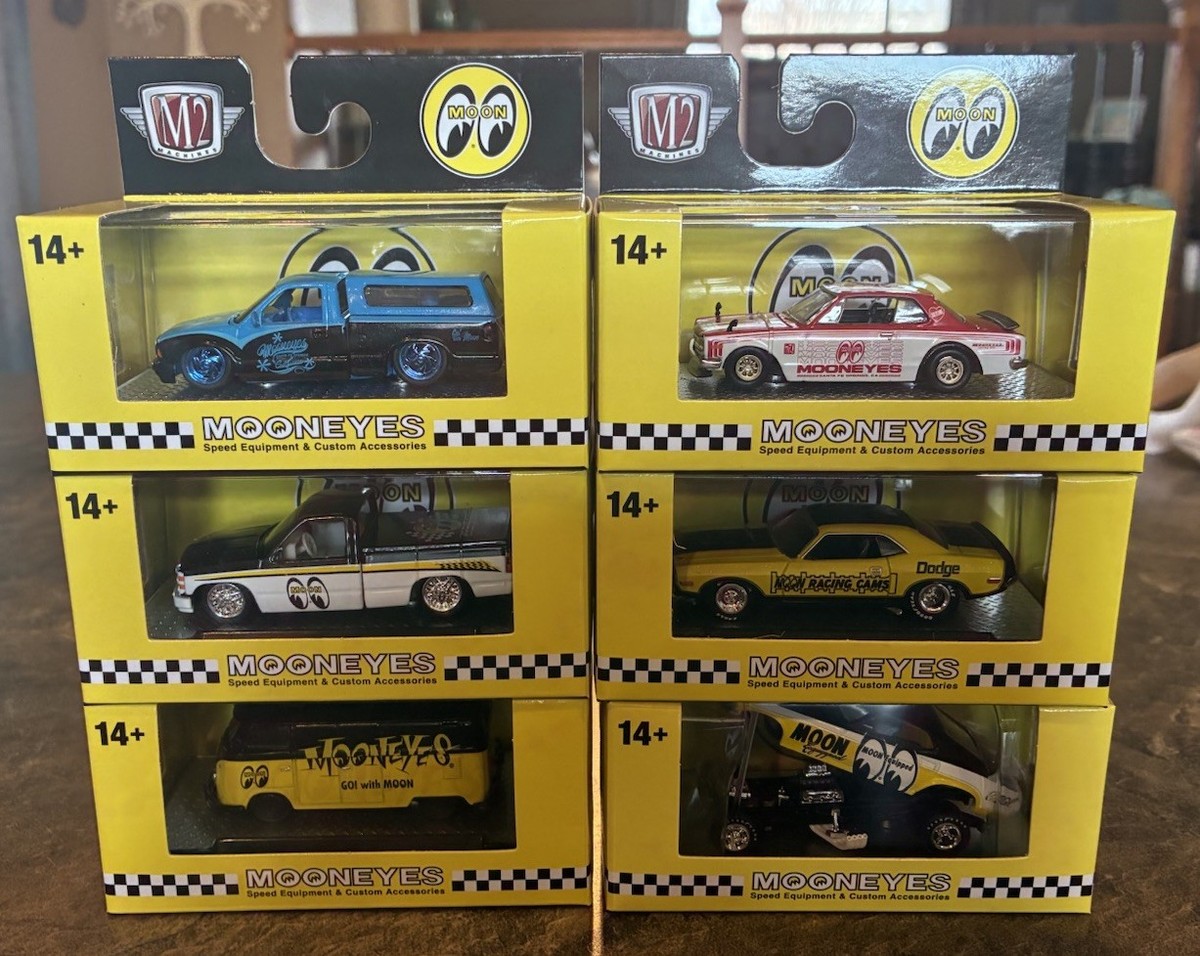 2026 M2 Machines 1/64 Mooneyes complete set S149 VHTF Sealed W