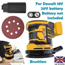 6 Speeds 125mm Brushless Random Orbital Sander Tool For Dewalt 18V 20V Battery