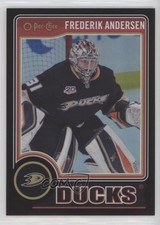 2014-15 O-Pee-Chee Black Rainbow 45/100 Frederik Andersen #57 k5i