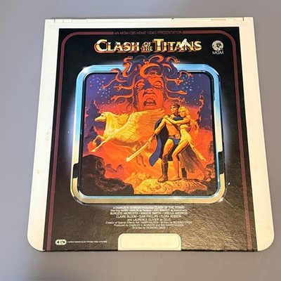Vintage Videodisc Laser Video Disc Movie Clash of the Titans 1981 Kraken Perseus