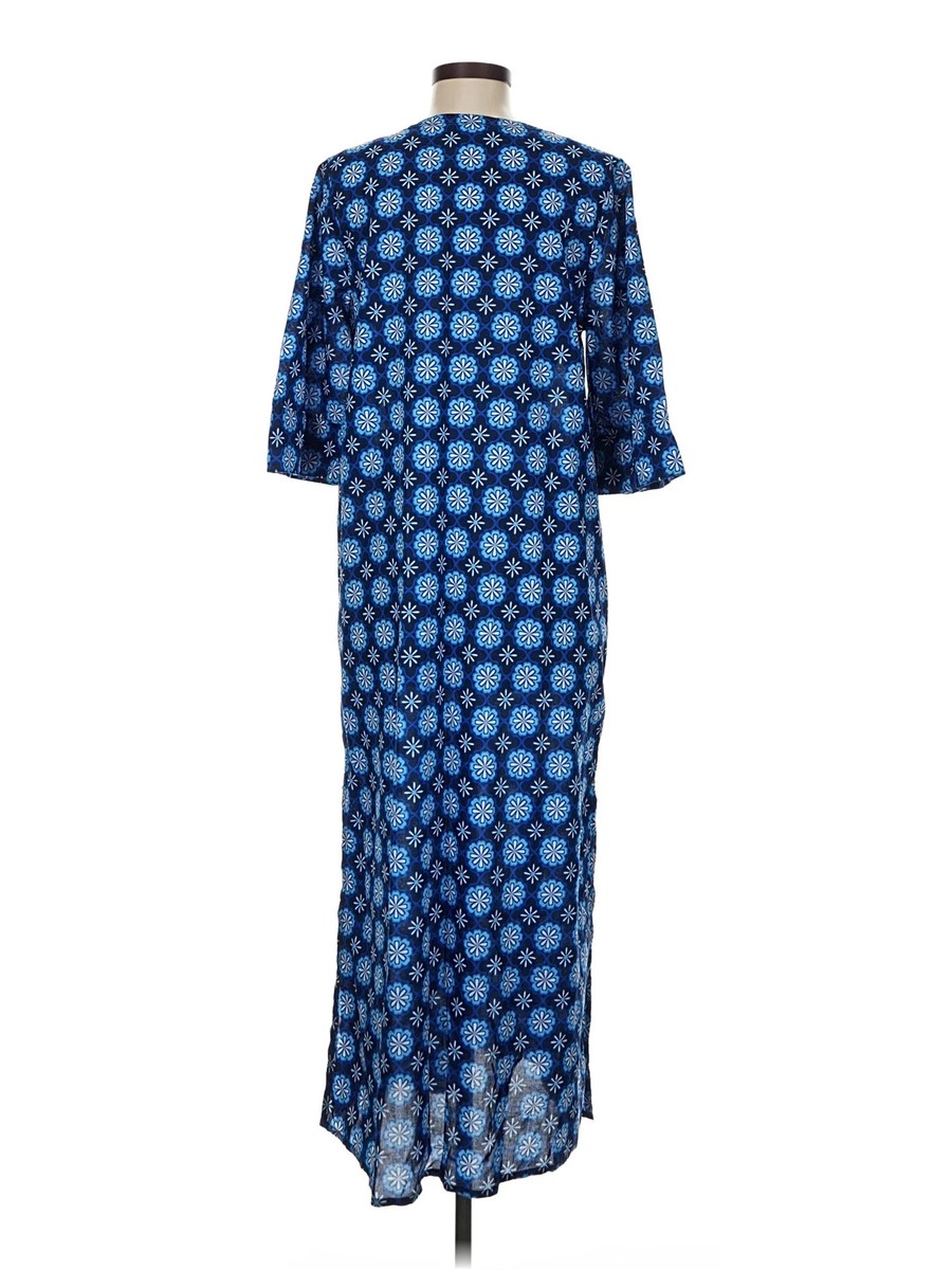 Draper James Women Blue Casual Dress M View 2
