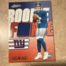 Panini 2025 Absolute Rookie Force Jaxson Dart Giants #RF-JDT Rookie Mem Patch