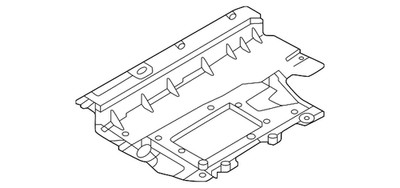 Genuine Mazda Floor Pan Splash Shield KBB3-56-3D0C