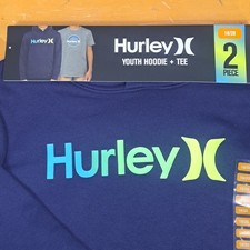 Hurley 2-piece set hoodie t-shirt graphic print Youth 18/20 new with tags
