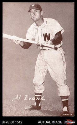 1947 Exhibits Al Evans Senators 4 - VG/EX