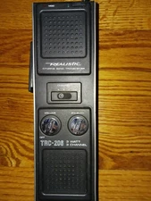 Vintage Radio Shack Realistic TRC-206  3 Channel Handheld CB Radio, Works