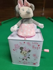 Disney Baby Kids Little Hugs Minnie Mouse Jack-in-The-Box Musical Toy Pink