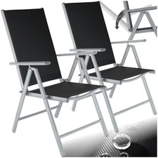 Garden Furniture Chairs Folding Outdoor Patio Metal Dining Chair Aluminium