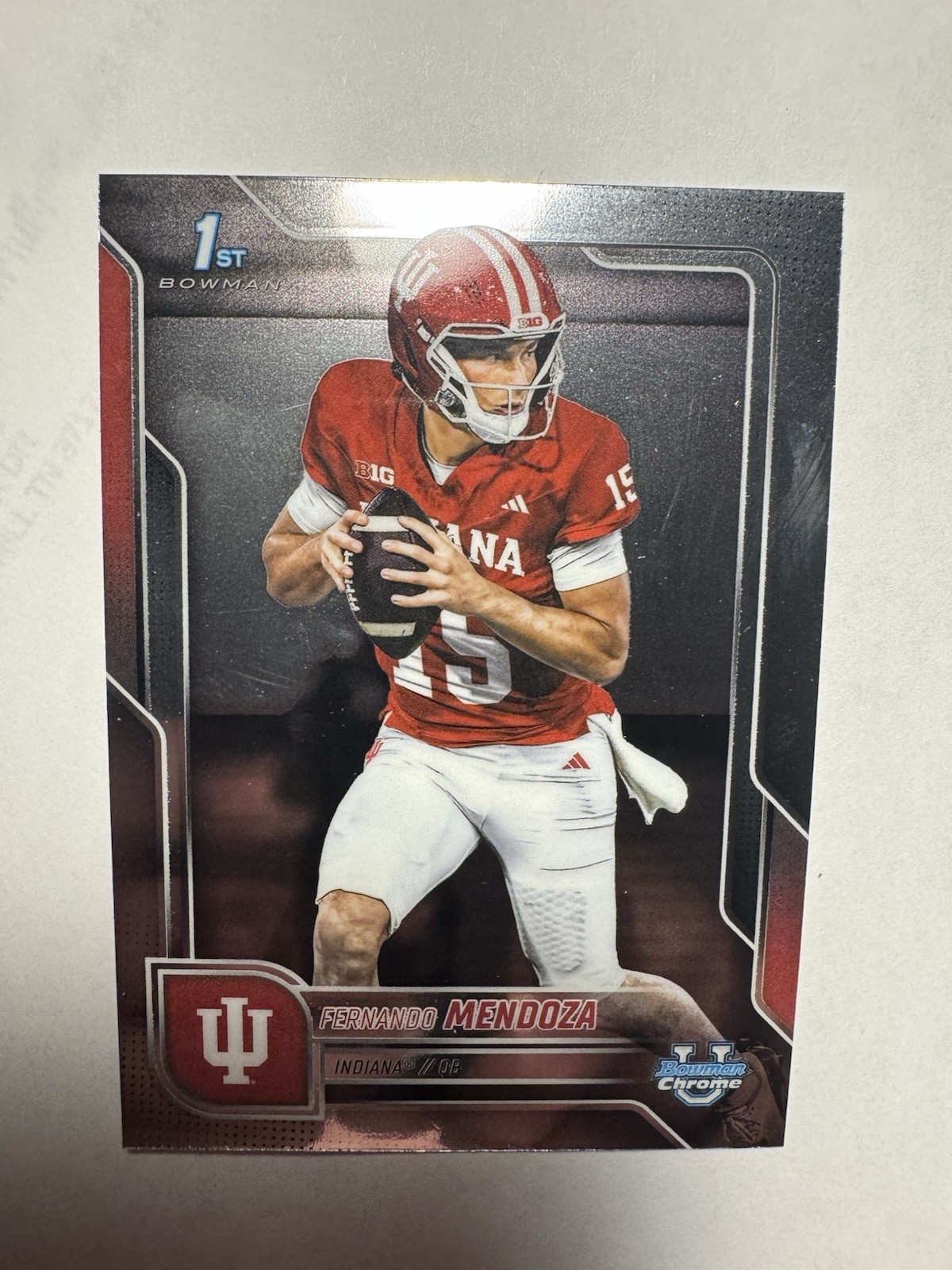 2025 Bowman University Chrome - Fernando Mendoza #109 (RC)