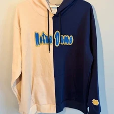 Notre Dame Fighting Irish Vango Hoodie Women’s Blue/Crea XXL