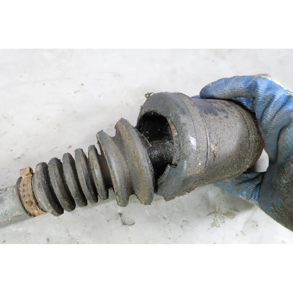 Dañado 88-91 BMW E30 325ix AWD eje de salida delantero izquierdo medio eje CV de fábrica OEM Foto 4 de 4