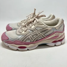 ASICS Gel NYC Cream Mineral Beige Pink Men’s Sz 6 (UK5/EUR39) 1203A383 Women’s 8