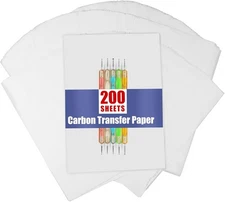 White Carbon Transfer Paper Graphite Tracing for Art Craft