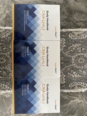UpperMark CAIA Level 1 2026 Notes + Study Kit + Flash Cards