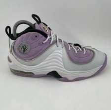 Nike Big Kids Air Penny II 2 Platinum/Purple Hardaway Basketball Shoe-Size 7 Y