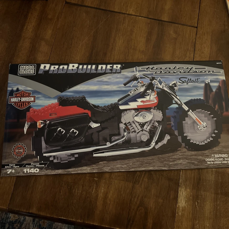 Mega Bloks Pro Builder Harley Davidson Softail 9771 NUEVO Foto 2 de 4