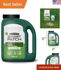 Tall Fescue Grass Seed 5lb Jug - Tackifier & Fertilizer for Optimal Growth