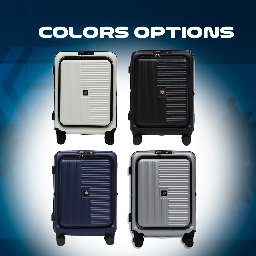 20-Inch Luggage Collapsible Expandable Carry-On Suitcase, Airline Approved