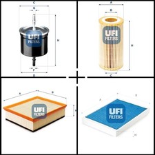 Ufi Filterset, Inspektionspaket für Volvo XC90 I V40 Kombi V70 II V70 III S60 I