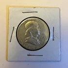 1963 Franklin Half Dollar 50C Silver 0.9 Business Strike Philadelphia KM#199