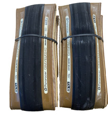Pair 2 700c X 38c Panaracer Gravelking Slicks Bike Tires Blackbrown Tubeless