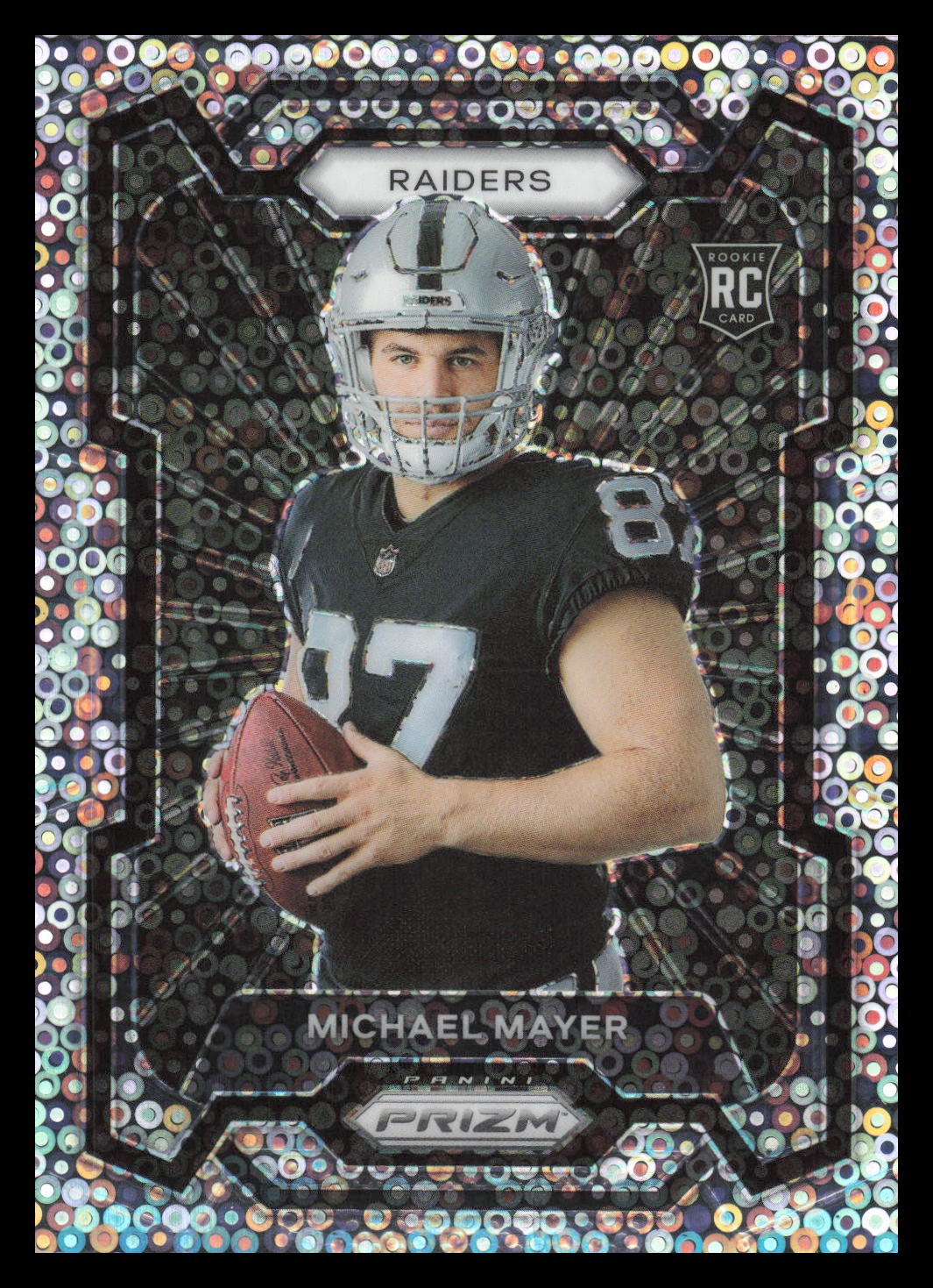2023 Panini Prizm Rookie Variation No Huddle #316 Michael Mayer Raiders