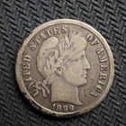 1899  *P * BARBER  SILVER DIME   **  **  FREE SHIPPING! C2617