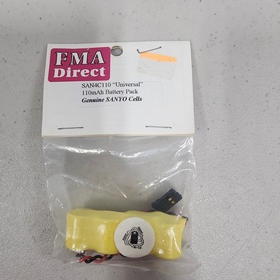 FMA Direct SAN4C110 Universal 110mAh Sanyo NiCd Battery Pack Futaba Connector...