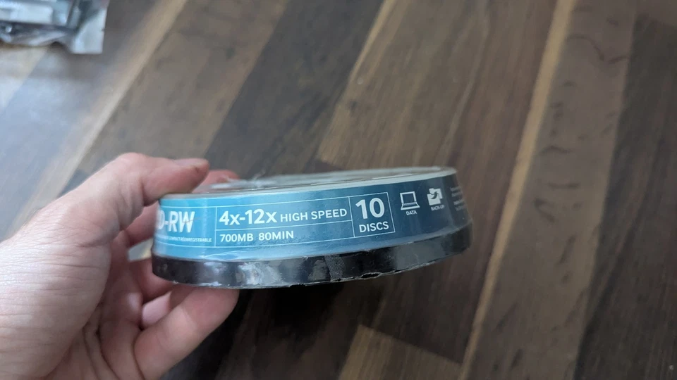 NEW TDK CD-RW DATA 10 PACK Spindle 80 Mins 700MB 4x-12x discs CDs rewritable - Image 3 of 4