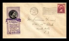 US COVER SUSAN B ANTHONY 19TH AMENDMENT FDC SCOTT 784 IOOR CACHET