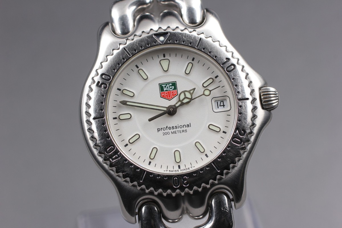 タグホイヤーWG1112-0 Near MINT* TAG Heuer SEL Professional WG1112-0 White Dial Qz
