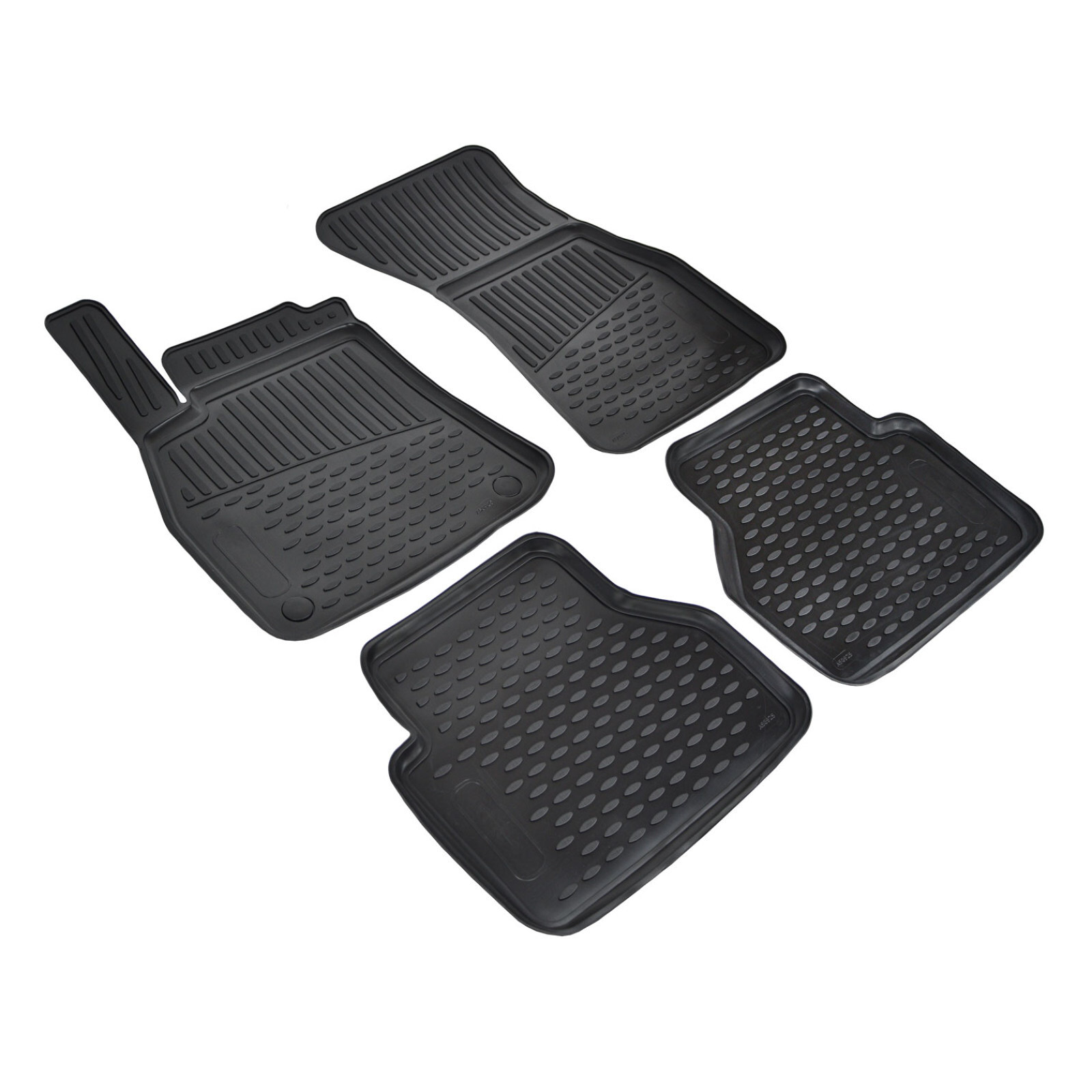 Tapis de sol en caoutchouc Audi A6 C8 4 pièces accessoire auto intérieur d'origine