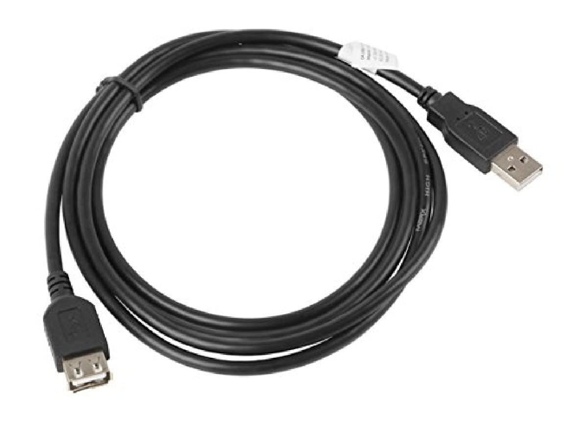 lanberg ca, USBe, 10cc, 0018/BK USB 2.0 A Male to USB A Female Extender, 1.8 m B