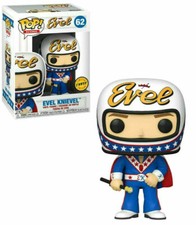 EVEL KNIEVEL CHASE 3.75" POP VINYL FIGURE FUNKO POP ICONS 62 UK SELLER