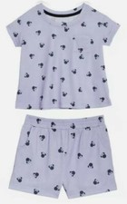 DISNEY MINNIE MOUSE   2-Piece Shirt  Shorts Pajama PJs   Lavender/Purple Sz 4T  